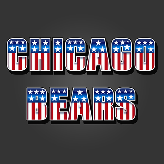 Chicago Bears American Captain Logo iron on paper